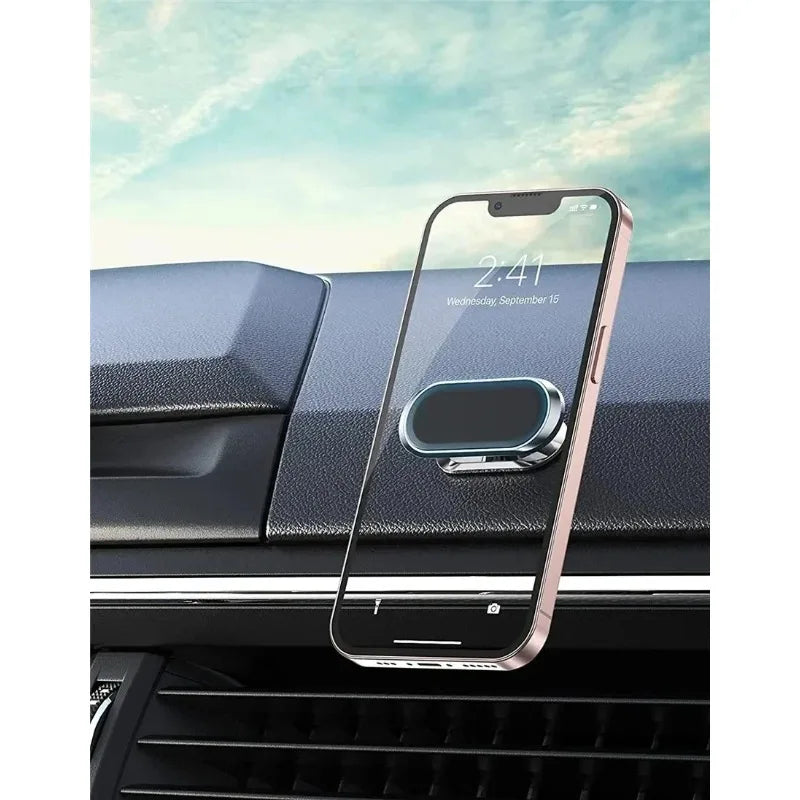 Never Drop Your Phone Again While Driving – 360° Magnetic Car Holder