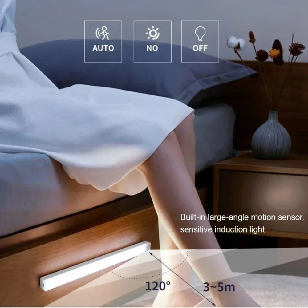 Smart Motion Sensor LED Light – Wireless Rechargeable Night Lamp