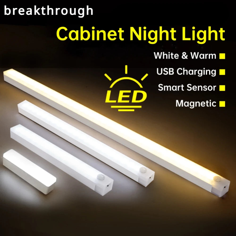 Smart Motion Sensor LED Light – Wireless Rechargeable Night Lamp