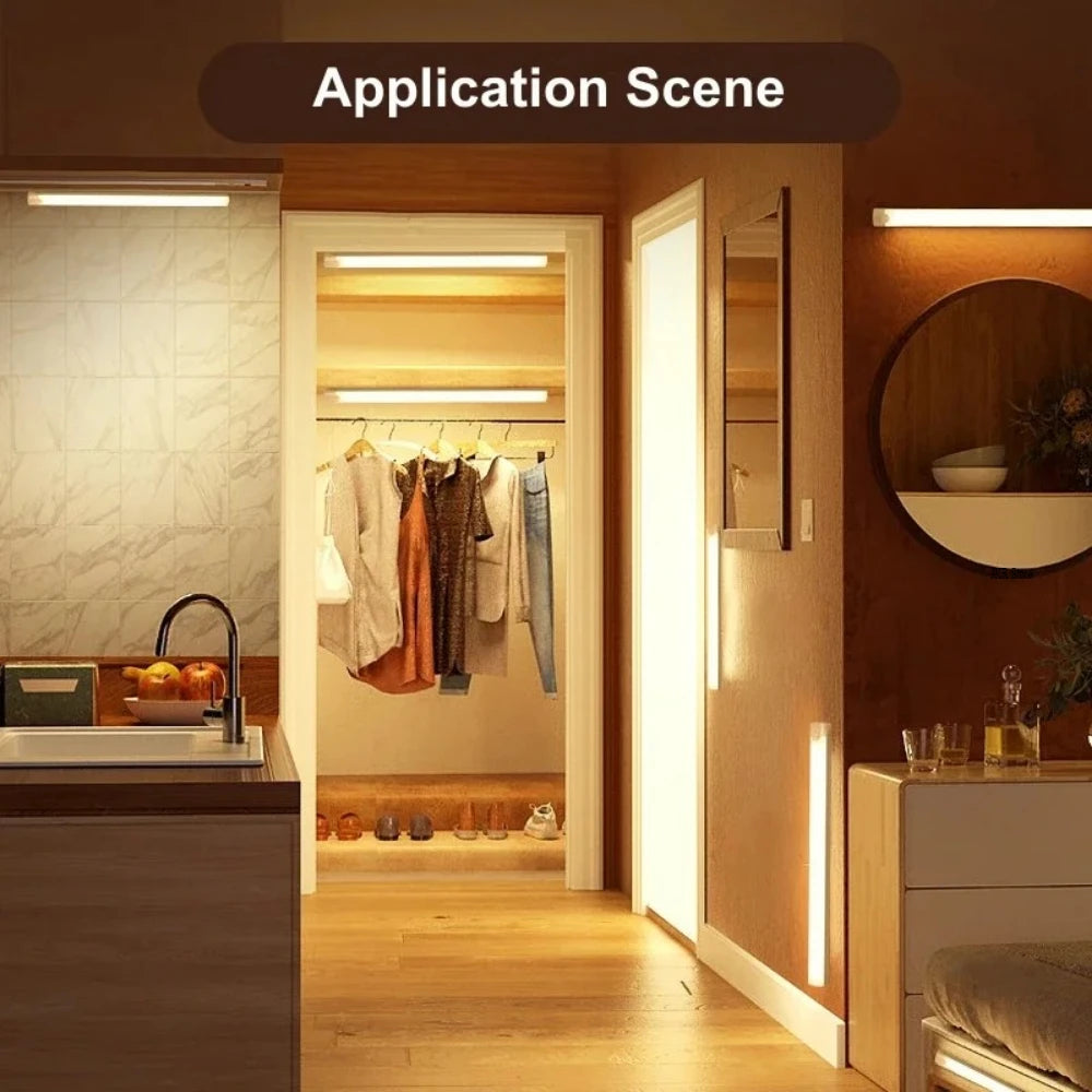 Smart Motion Sensor LED Light – Wireless Rechargeable Night Lamp